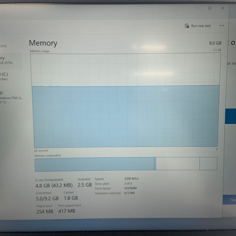 HP Pavilion 15-FC0237NR 15.6" Ryzen 7 5825U 2.0GHz 8GB RAM 512GB SSD