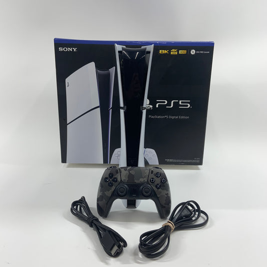 Sony PlayStation 5 Slim Digital Edition PS5 1TB White Console Gaming System CFI-2015