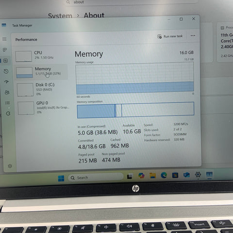 HP ProBook 640 G8 14" i5-1135G7 1.3GHz 16GB RAM 512GB SSD