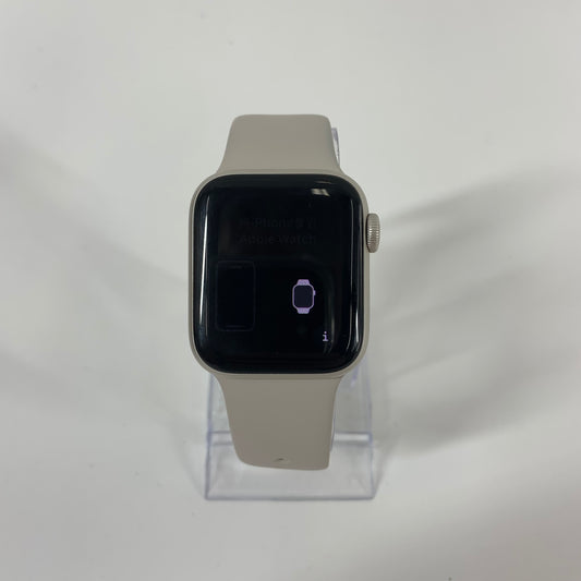 Unlocked Apple Watch SE 2nd Gen 40MM Starlight Aluminum Gray Sport Band A2726