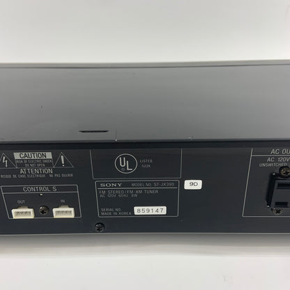 Sony ST-JX390 FM Stereo/FM-AM Tuner TESTED WORKING