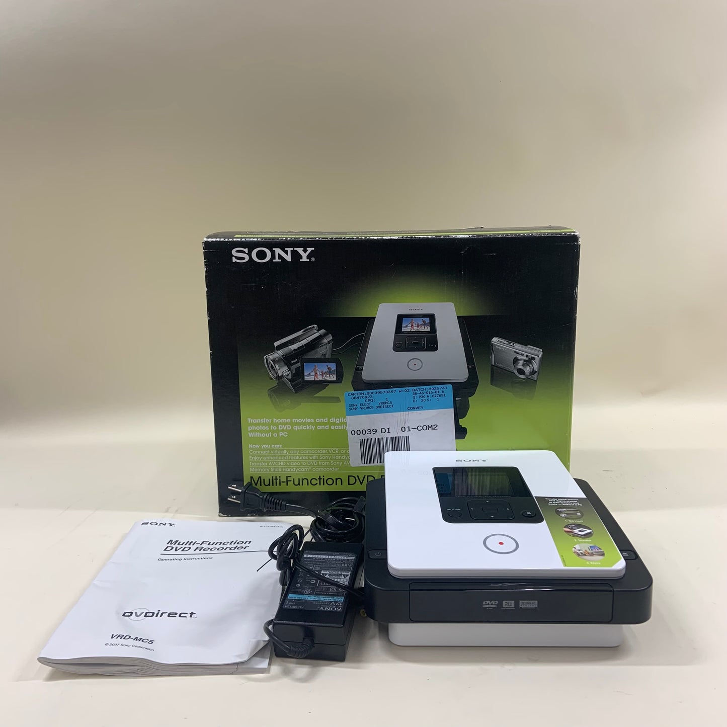 Sony VRD-MC5 Multi-Function DVD Recorder