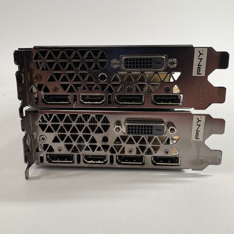 PNY GeForce GTX 1070 8GB GDDR5 Graphics Card SLI Pair Dual GPU