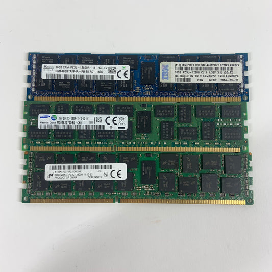 Lot of 21 HMT42GR7BFR4A-PB 16GB (2Rx4) RAM DDR3 1600MHz