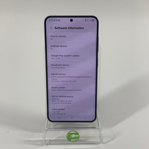 T-Mobile Samsung Galaxy S25 12GB RAM 128GB SM-S931U Silver Shadow