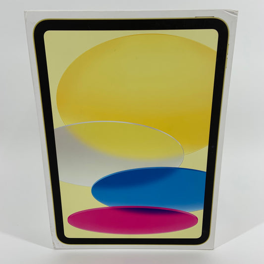 New WiFi Only Apple iPad 10th Gen 64GB Yellow MPQ23LL/A OPEN BOX
