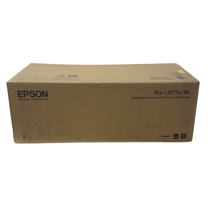 New Epson Pro L1075UNL WUXGA 3LCD Laser Venue Projector with 4K Enhancement