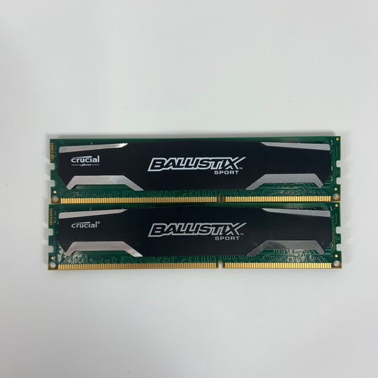 Crucial Ballistix 16GB (2x8GB) RAM DDR3 1600MHz BLS8G3D1609DS1S00