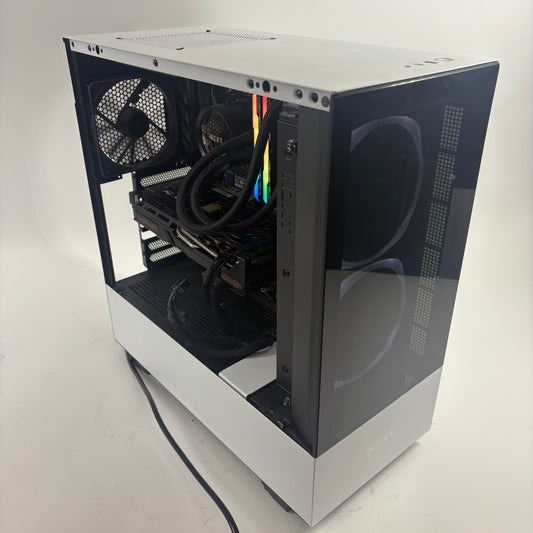Liquid Cooled i9 3TB Storage 32GB RGB PRO AMD Radeon RX 6700 White Gaming PC