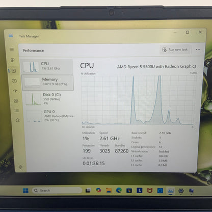 Lenovo IdeaPad 3 14ALC6 14" Ryzen 5 5500U 2.1GHz 20GB RAM 1TB SSD Win 11 Home