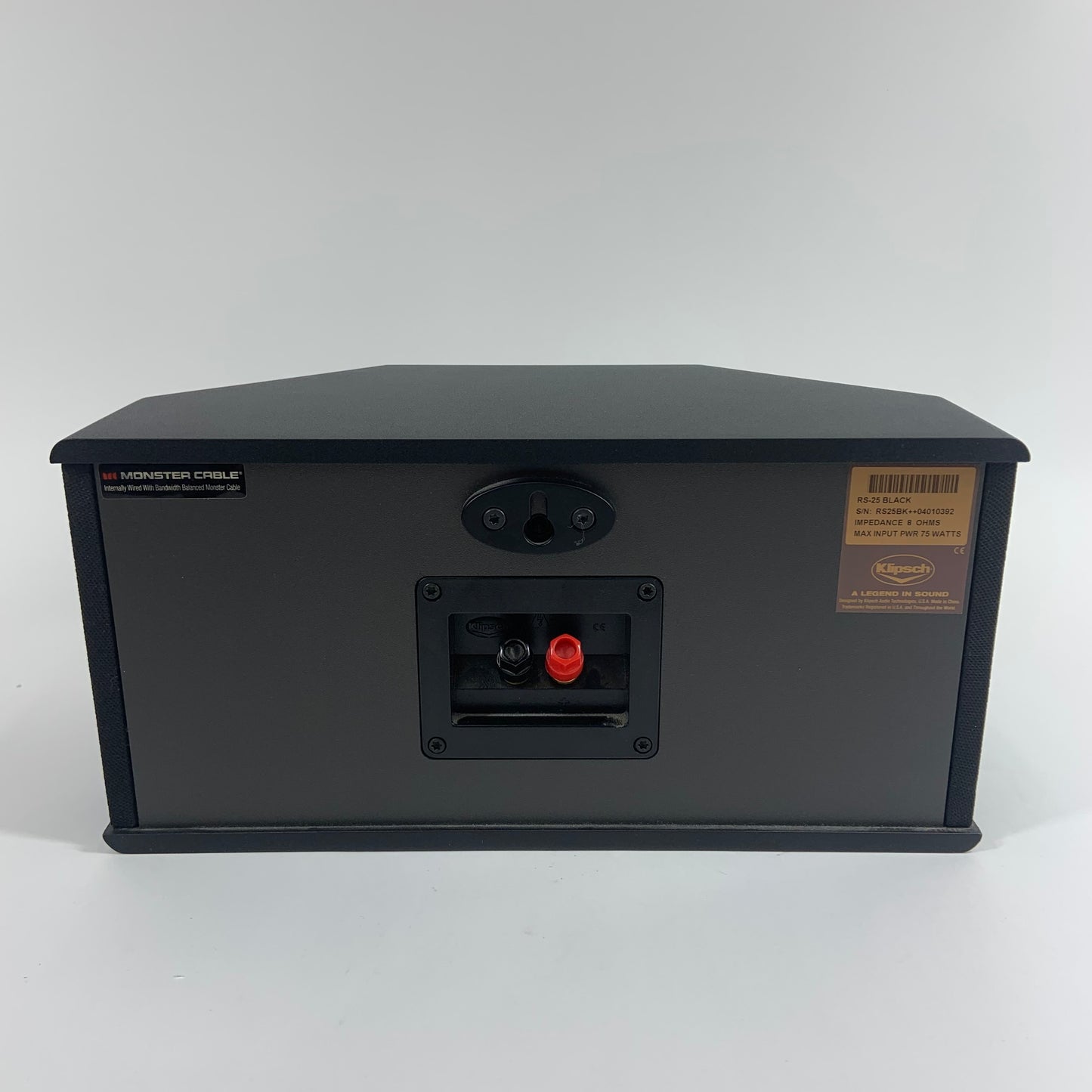 Klipsch RS-25 Black Reference Two Way Surround Channel Loudspeaker Pair of 2