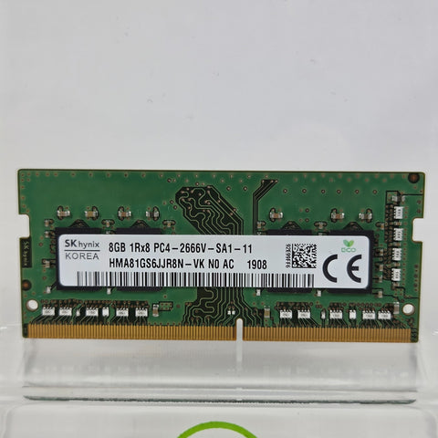 SKHYNIX LAPTOP RAM 16GB (2x8GB) RAM DDR4 2666MHz HMA81GS6JJR8N