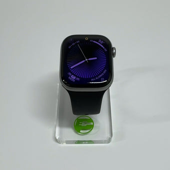 GPS Only Apple Watch Series 11 42MM Space Gray Aluminum Black Sport Band