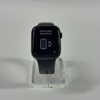 Unlocked Apple Watch Series 9 45MM Black Aluminum Black Sport Band MRMF3LL/A