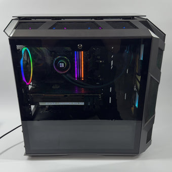 Cooler Master PC Core i9-9900K 32GB RAM 3TB Storage RTX 3080 12GB Liquid Cooled