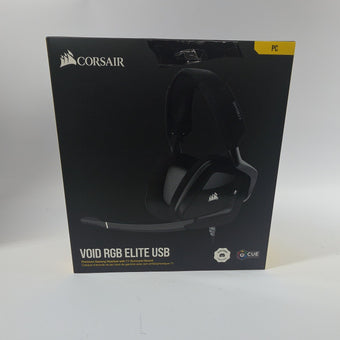 Corsair VOID RGB ELITE USB Over Ear Gaming Headset Black CA-9011203-NA