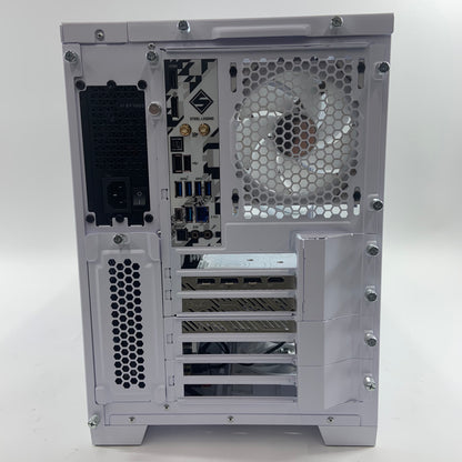 White 4K/8K Gaming PC AMD 7800X3D RX 7900 XTX 24GB VRAM 2TB NVMe SSD 32GB DDR5