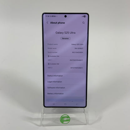 Unlocked Samsung Galaxy S25 Ultra 12GB RAM 256GB SM-S938U1 Gray