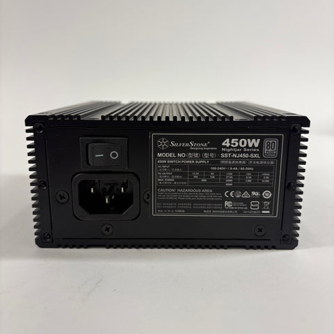 Silverstone NIGHTJAR 450W NJ450-SXL Fully Modular SFF PSU with ATX & PCIE Cables