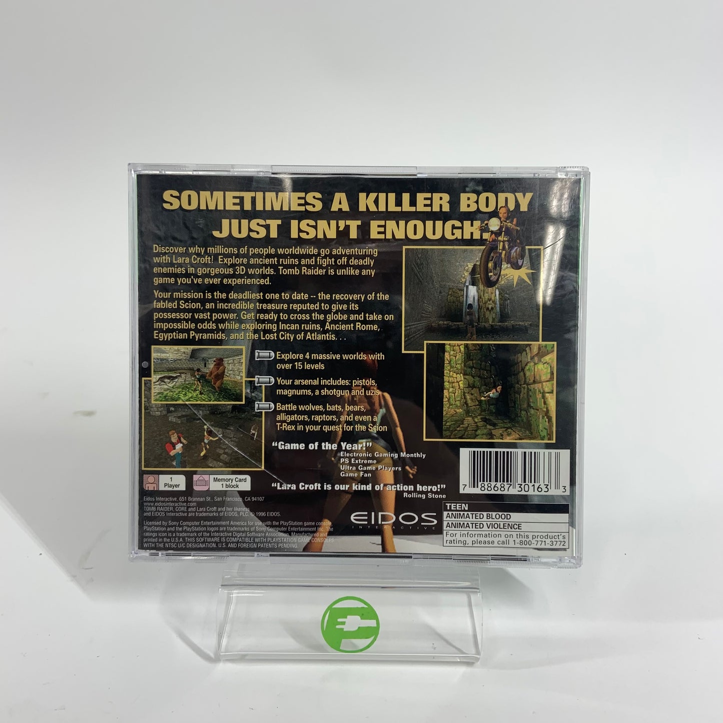 Tomb Raider [Greatest Hits] (Sony PlayStation 1 PS1, 1996)