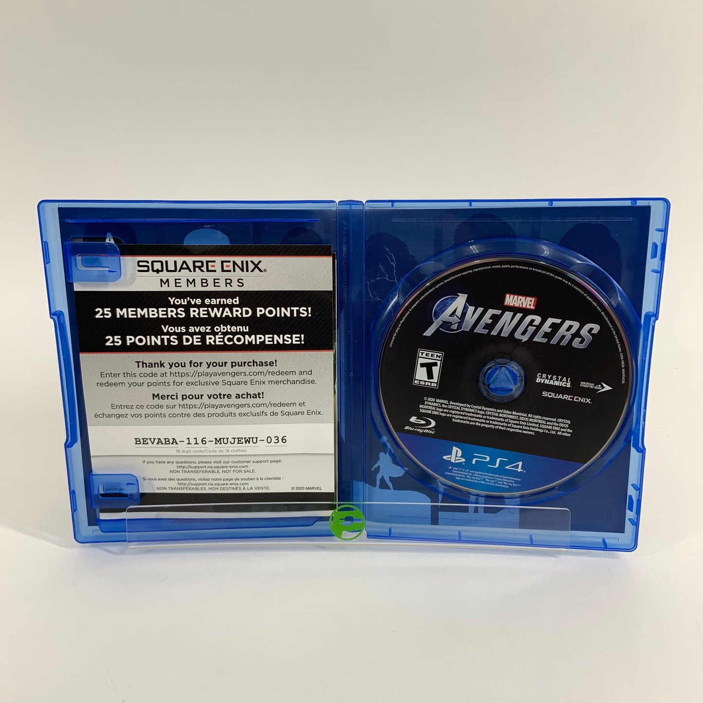 Marvel Avengers (Sony PlayStation 4 PS4, 2020)