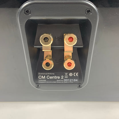 Bowers & Wilkins CM Centre 2 3-Way Center Channel Speaker Black FULLY FUNCTIONAL