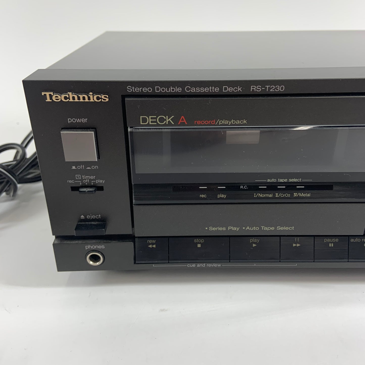 Technics RS-T230 Stereo Double Cassette Deck Player