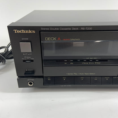 Technics RS-T230 Stereo Double Cassette Deck Player