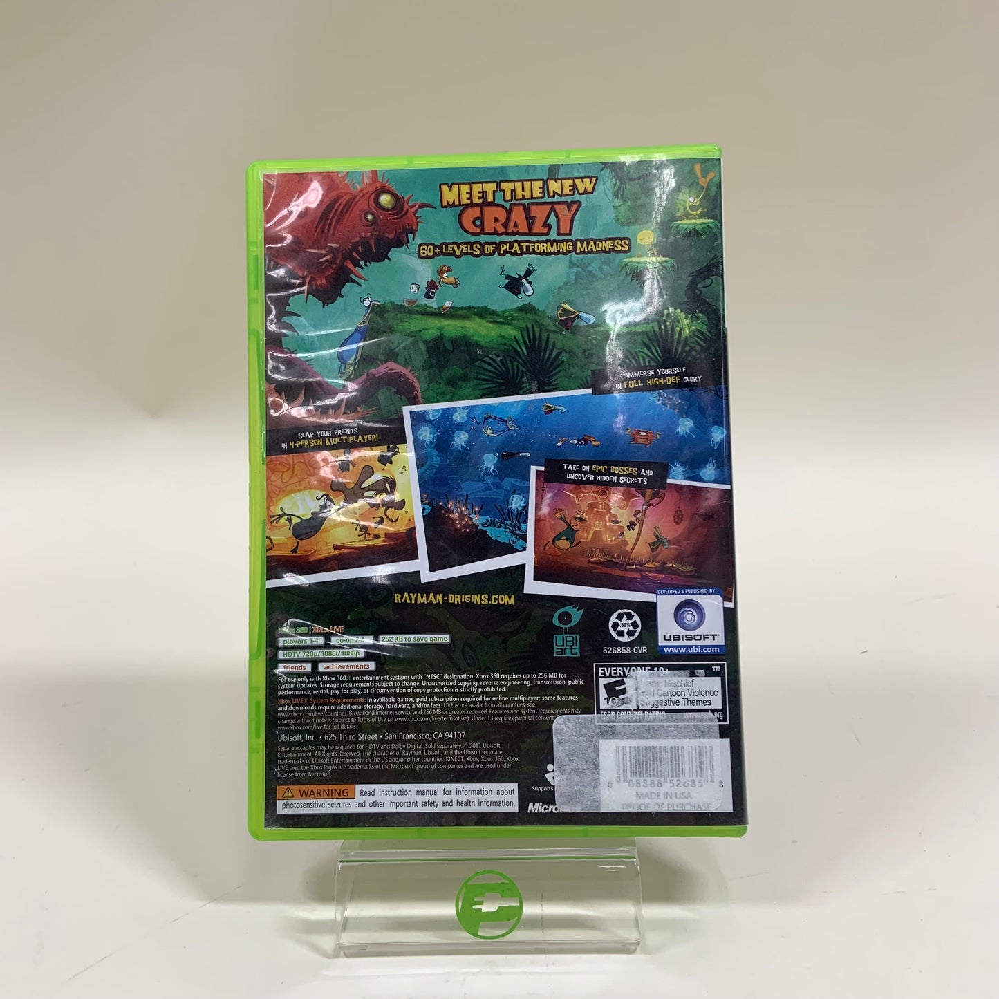 Rayman Origins (Microsoft Xbox 360, 2011)