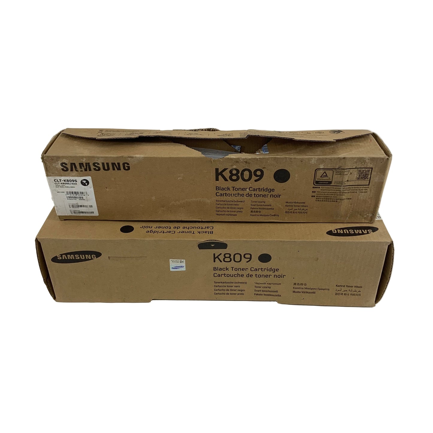 New Set of Samsung CLT-C809S, K809S, Y809S, M809S Toner Cartridges