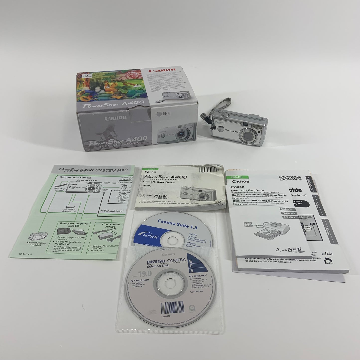 Canon PowerShot A400 3.2MP Digital Point-And-Shoot Camera