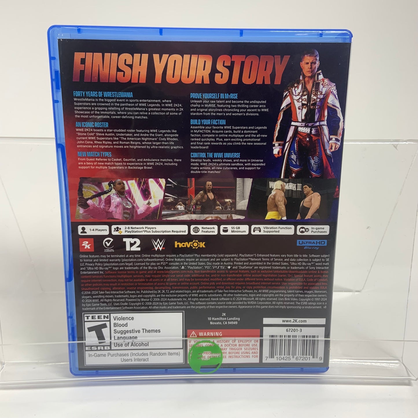 WWE 2K24 (Sony PlayStation 5 PS5, 2024)