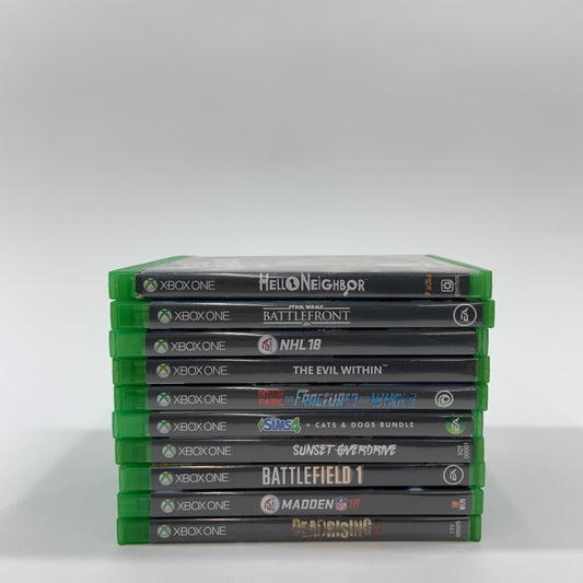 Lot of 10 Microsoft Xbox One Games