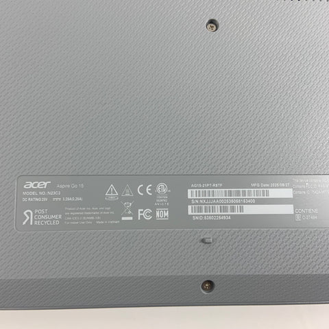Acer Aspire Go 15 N23C3 15.6" Ryzen 5 7520U 2.8GHz 16GB RAM 1TB SSD