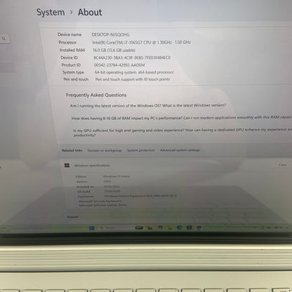 Microsoft Surface Book 3 13.5" i7-1065G7 16GB RAM 256GB SSD GeForce GTX 1650