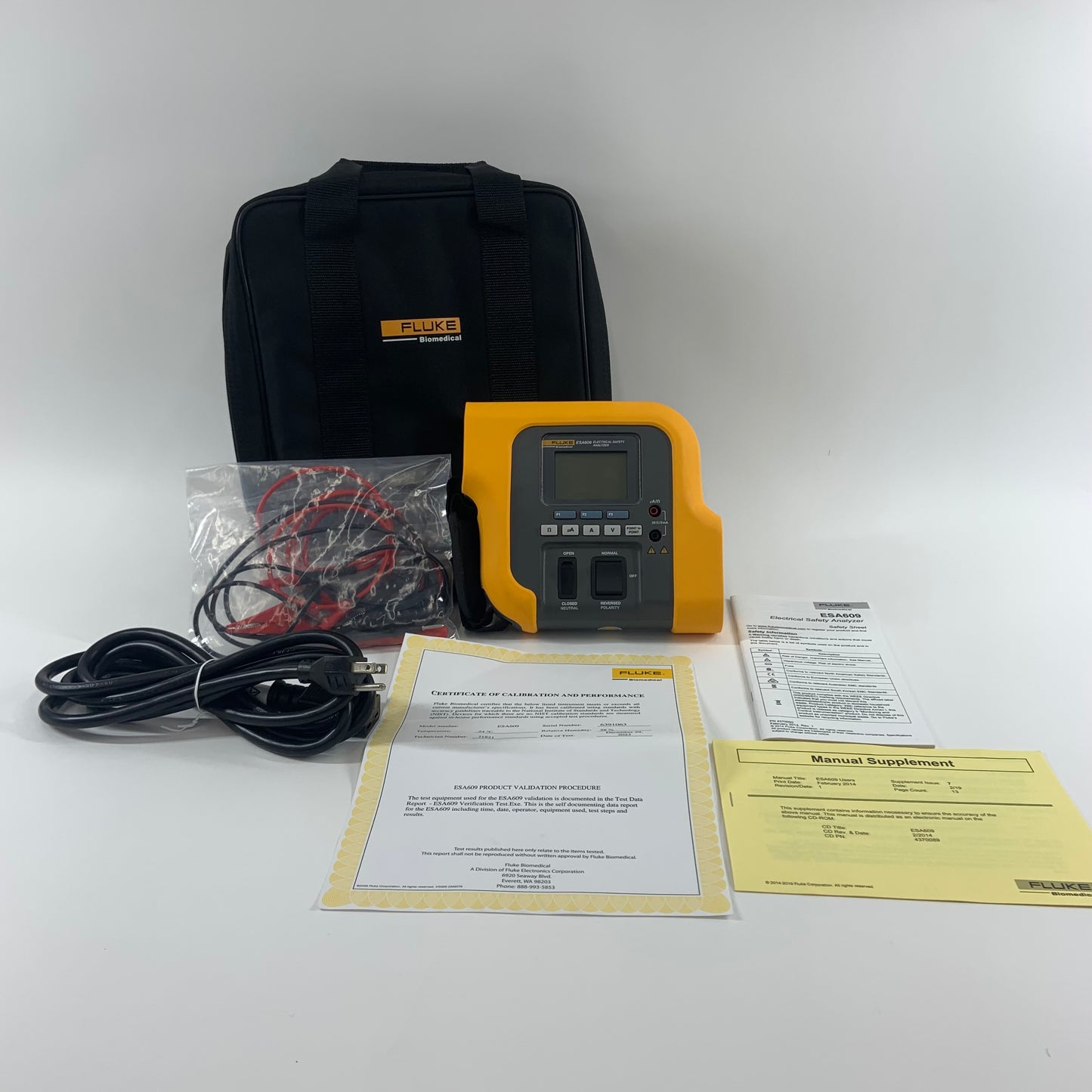 Fluke Biomedical ESA609 Electric Safety Analyzer