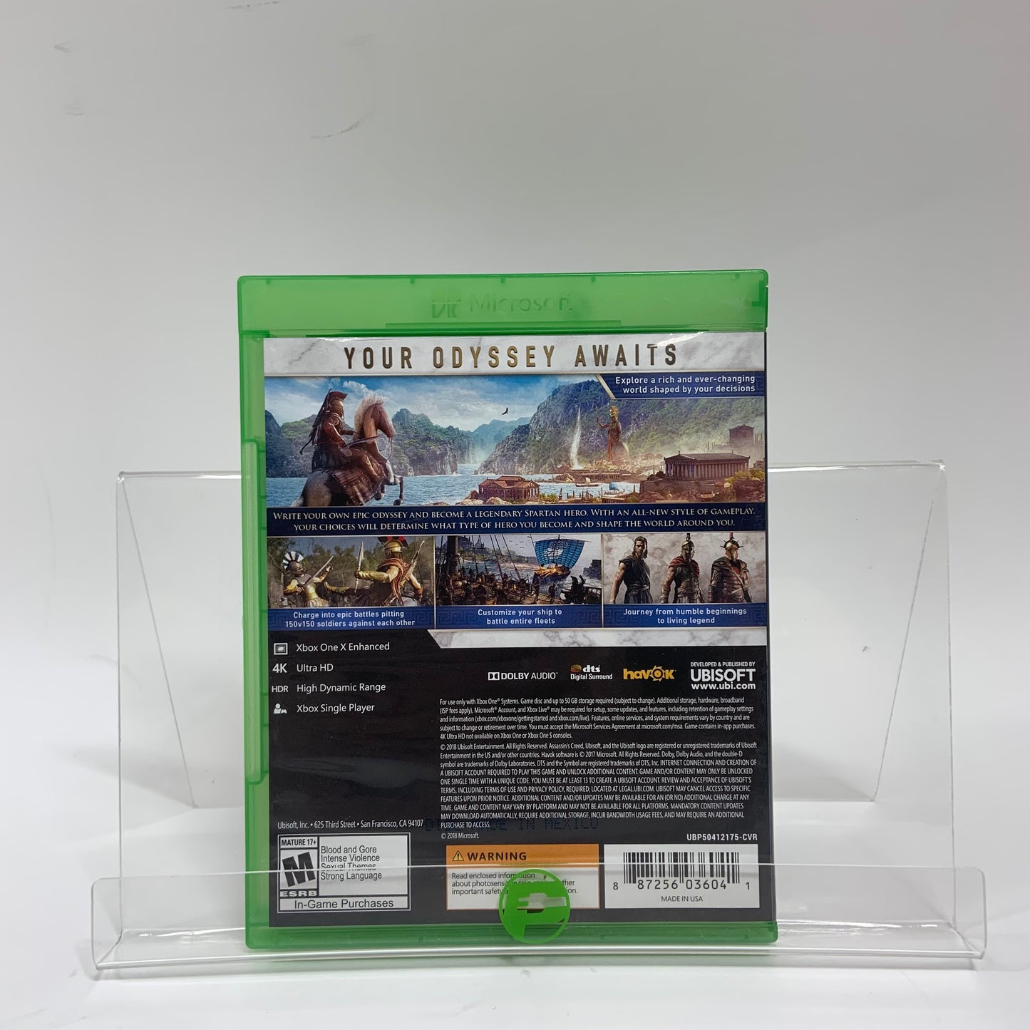 Assassin's Creed Odyssey (Microsoft Xbox One, 2018)