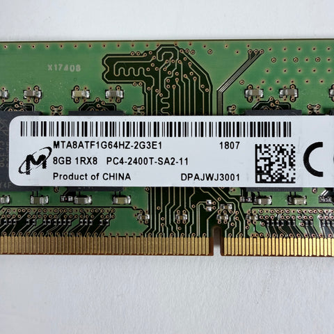 Micron  MTA8ATF1G64HZ-2G3E1 8GB (1x8GB) RAM DDR4 2400MHz PC4-2400T-SA2-11