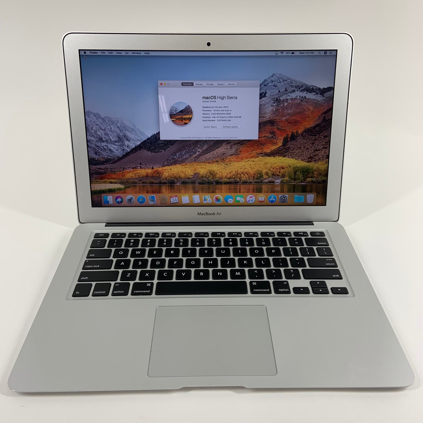 2017 Apple MacBook Air 13.3" i5 1.8GHz 8GB RAM 256GB A1466