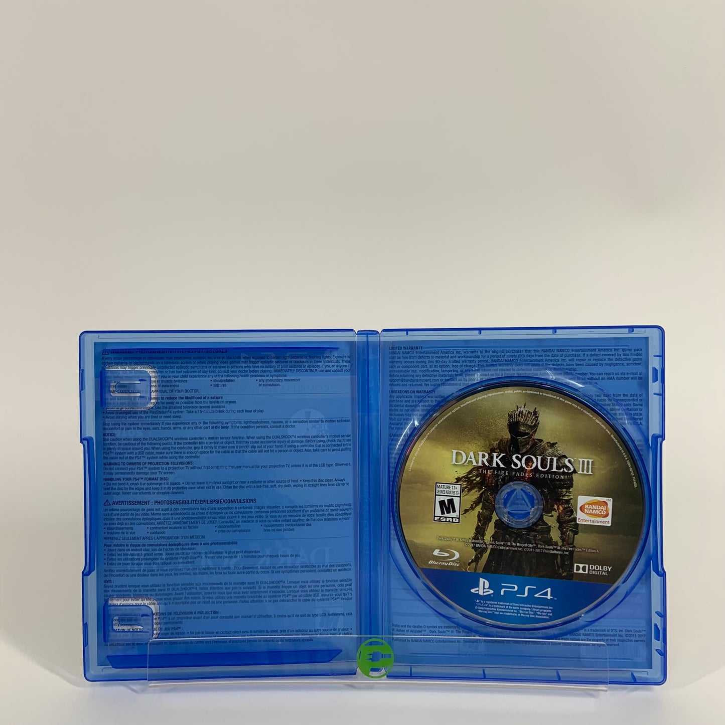 Dark Souls III: The Fire Fades Edition (Sony PlayStation 4 PS4, 2017)