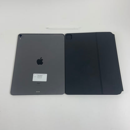 WiFi Only Apple iPad Pro 12.9" 3rd Gen 256GB Space Gray MTFL2LL/A BUNDLE