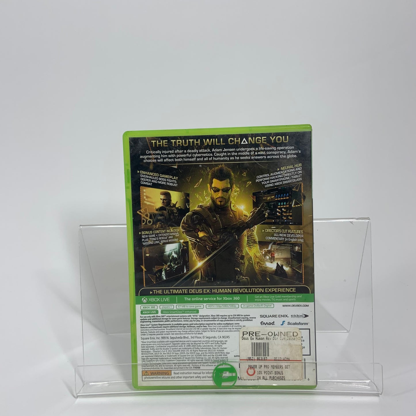 Deus Ex: Human Revolution [Director's Cut] (Microsoft Xbox 360, 2013)