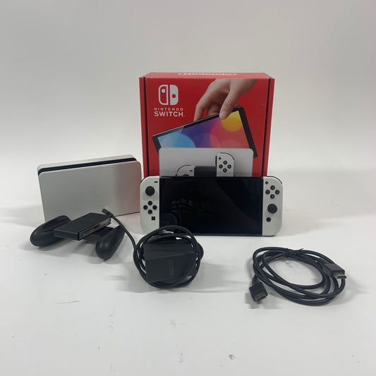Nintendo Switch OLED Video Game Console HEG-001 Black/White