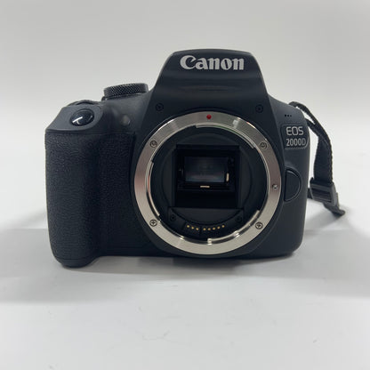 Canon EOS 2000D 24.1MP Digital SLR DSLR Camera