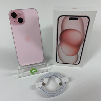 Factory Unlocked Apple iPhone 15 128GB Pink MTLW3LL/A