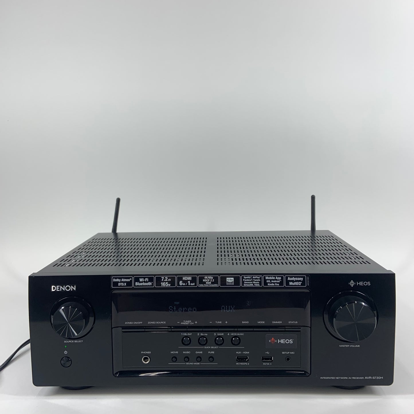 Denon AVR-S730H 165W 7.2 Channels Integrated Network AV Receiver Dolby Atmos