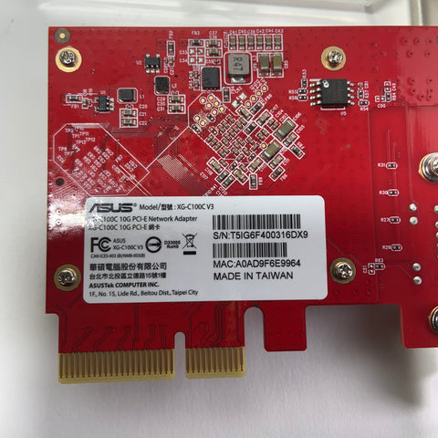 Asus 10-gigabit Ethernet Network Adapter XG-C100C