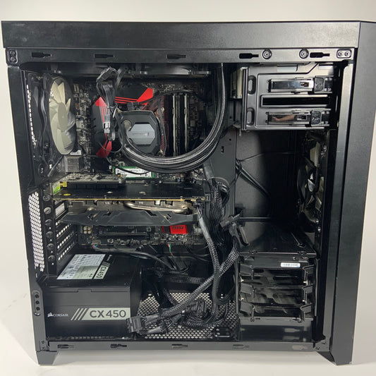 Corsair Obsidian Intel i7 4GHz 2TB Storage 16GB Ram AMD Radeon RX 580 W11 Pro
