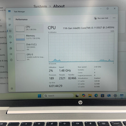 HP ProBook 640 G8 14" i5-1135G7 1.3GHz 16GB RAM 512GB SSD