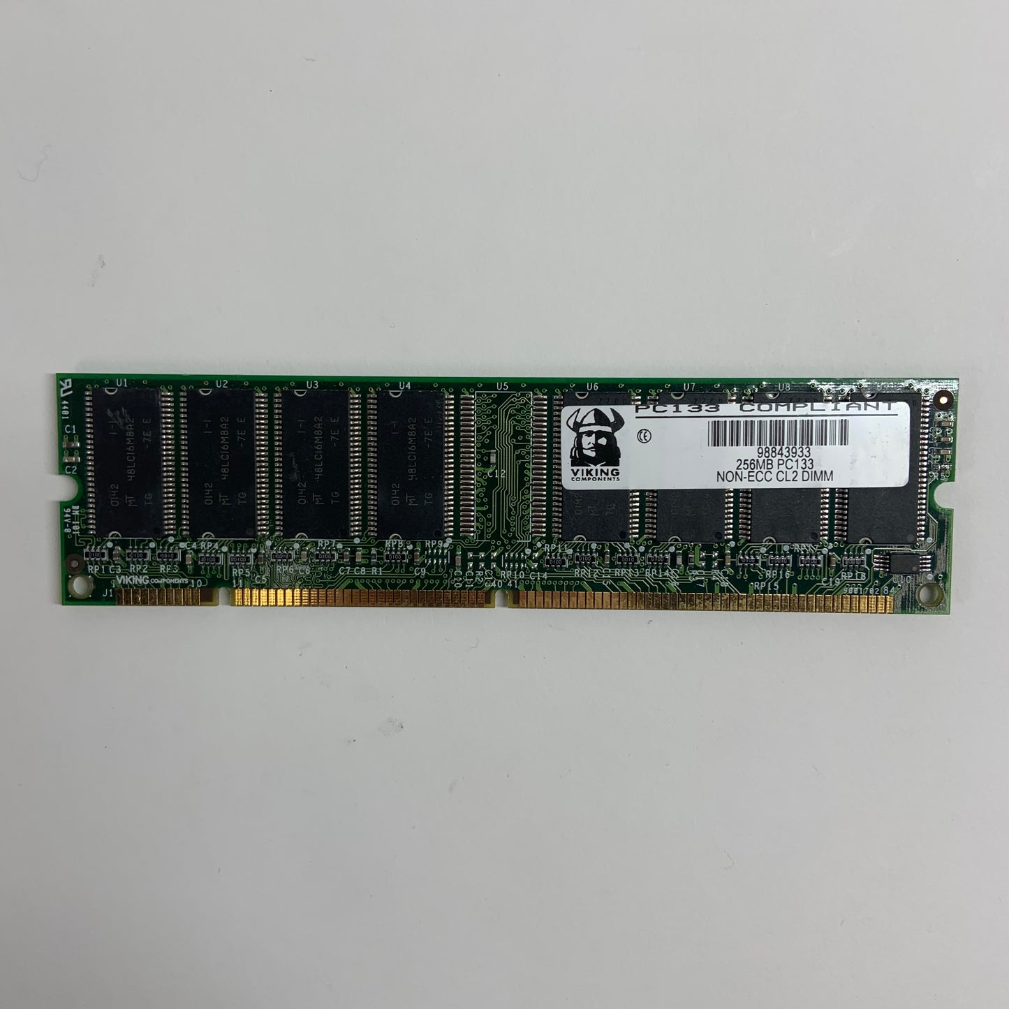 Lot of Viking NON-ECC CL2 DIMM 1GB (4x256MB) SDRAM 133MHz